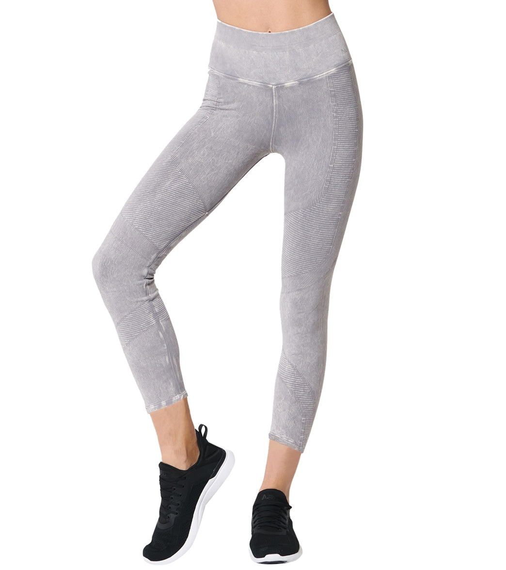 NUX One by 7/8 Mineral Wash Legging - Stone Spandex