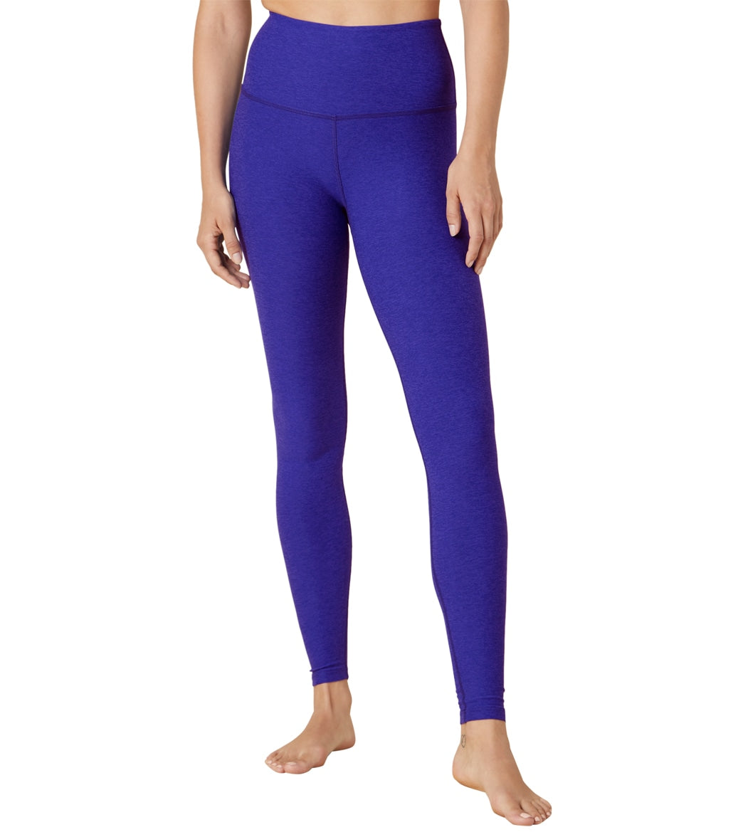 Beyond Yoga Spacedye High Waisted Long Leggings - Sapphire Blue Heather