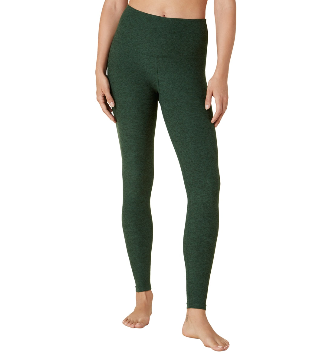 Beyond Yoga Spacedye High Waisted Long Leggings - Forest Green/Pine