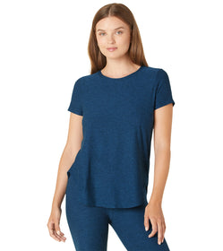 Beyond Yoga Featherweight Spacedye On the Down Low Yoga Tee at  YogaOutlet.com - Free Shipping –