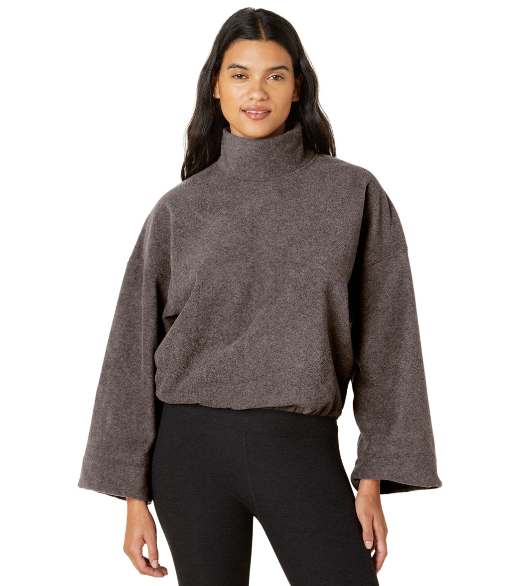 Beyond Yoga Back East Pullover - Raisin Shirt