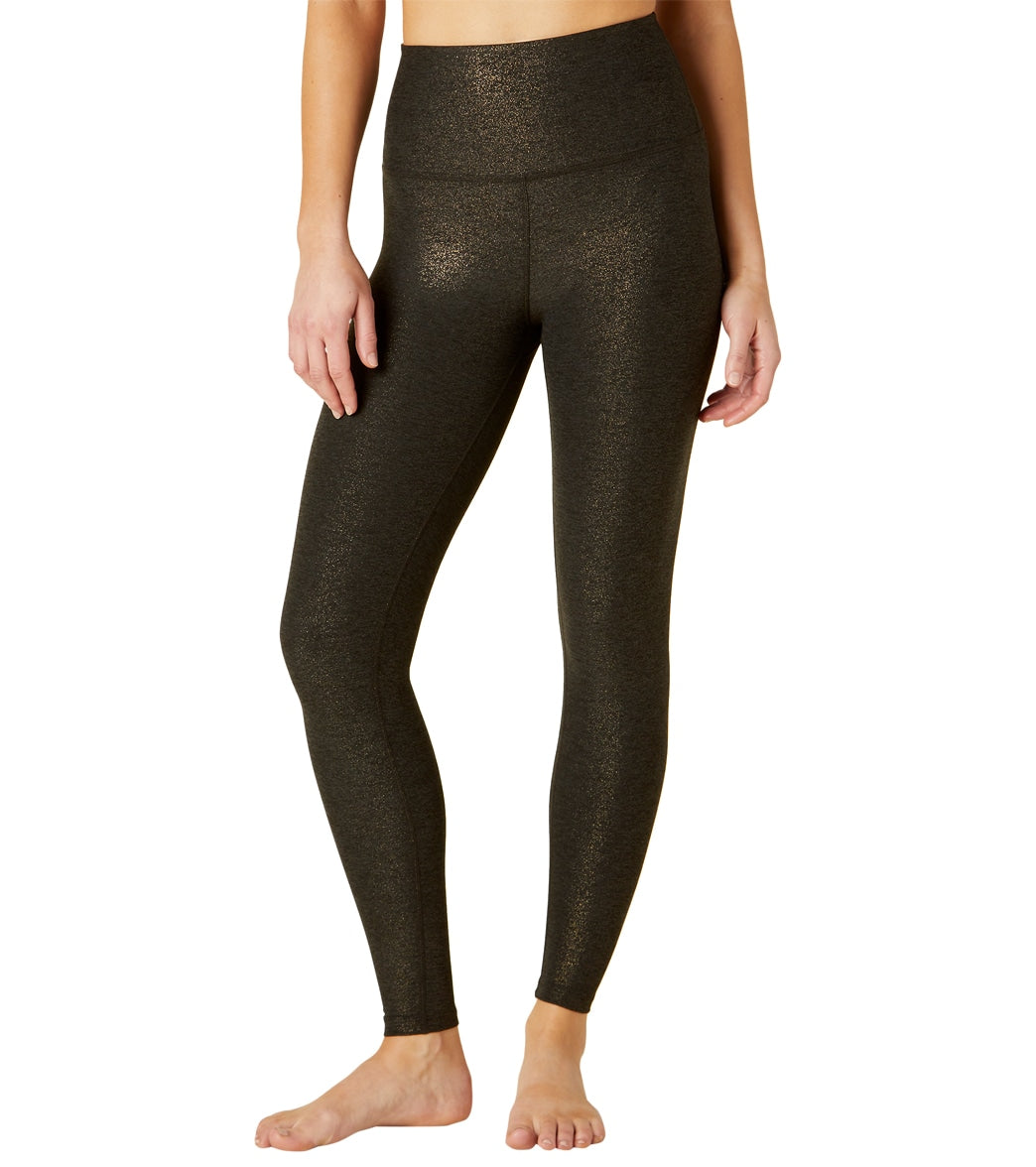 Beyond Yoga Softshine High Waisted Midi Leggings - Stardust Foil