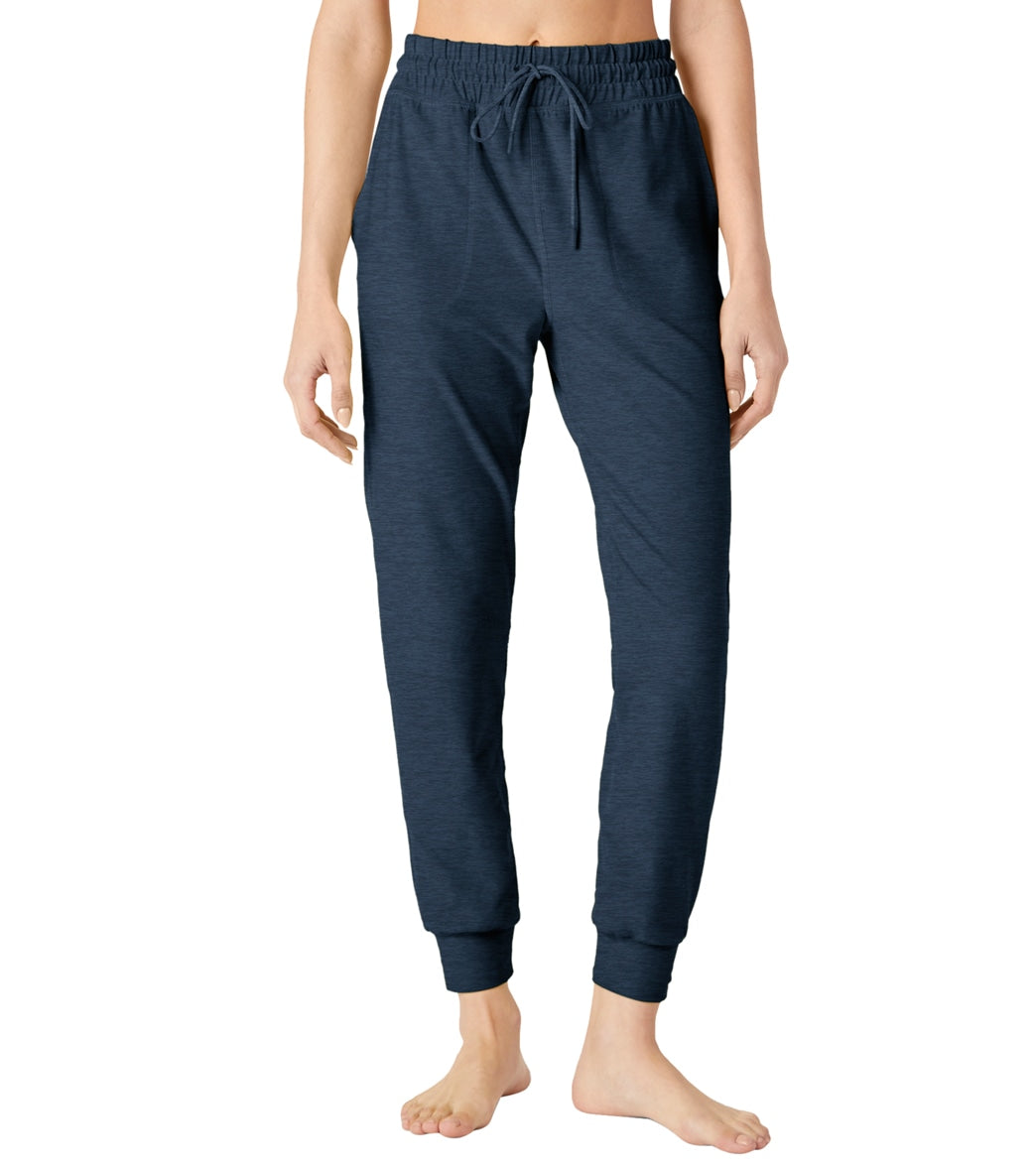 Beyond Yoga Spacedye Commuter Midi Jogger Pants - Nocturnal Navy Blue