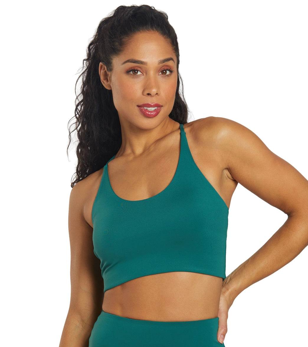 Girlfriend Collective FLOAT Cleo Bra - Biome - Spandex