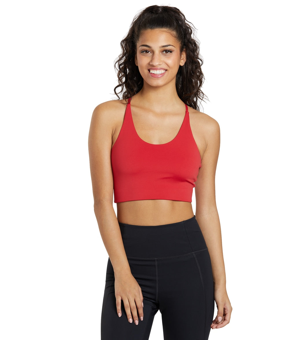 Girlfriend Collective FLOAT Cleo Bra - Flame - Spandex