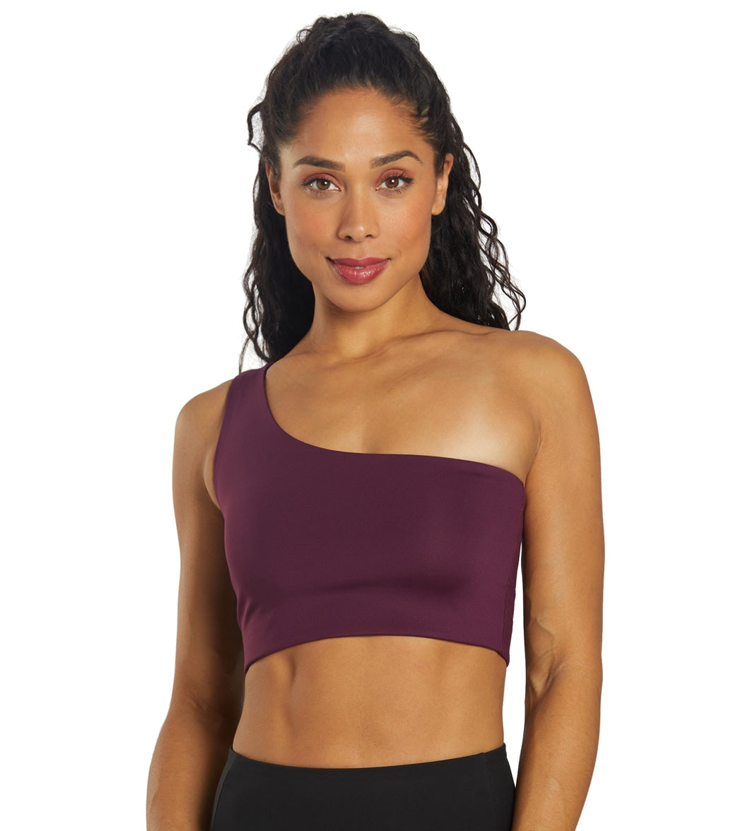 Girlfriend Collective Bianca Bra - Plum -