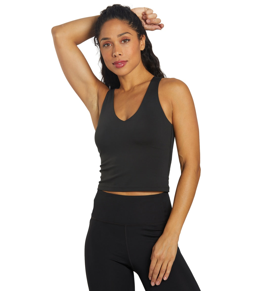 Women's Yoga Tops With Built In Bra Workout Gym Tank Tops Sports