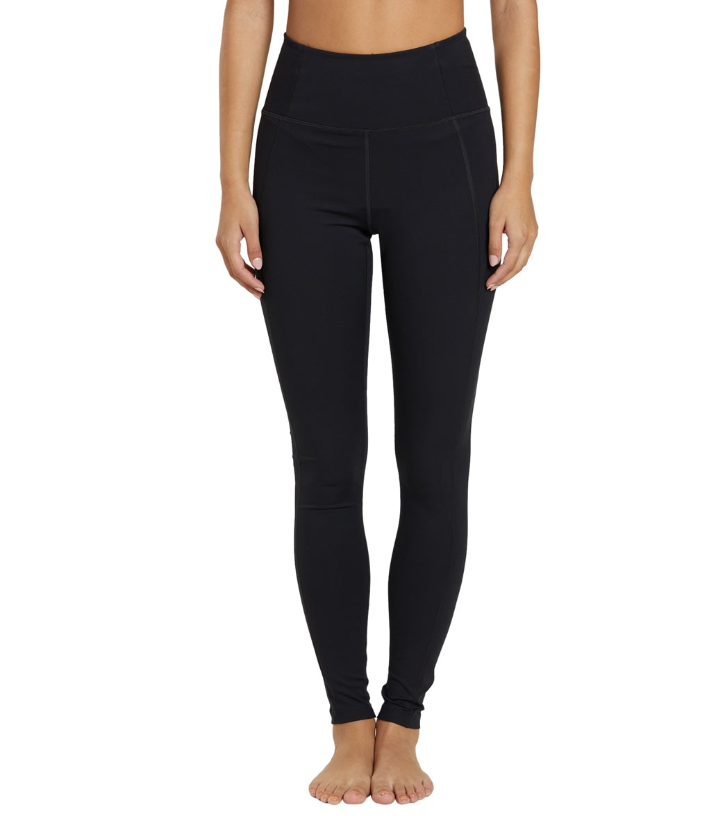 Girlfriend Collective Full Length High Rise Compressive Legging 28.5-inch - Black - Spandex