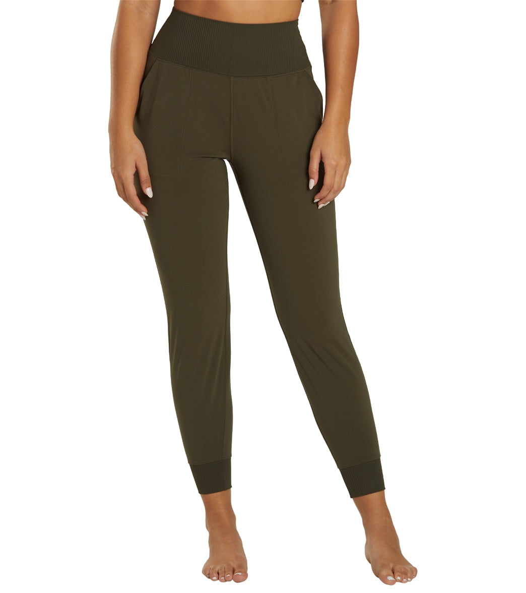 Spiritual Gangster Active Performance Jogger Pants - Leaf