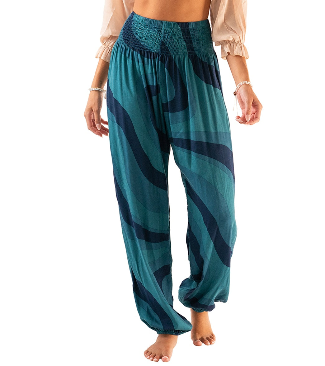 Deep Teal Harem Pants