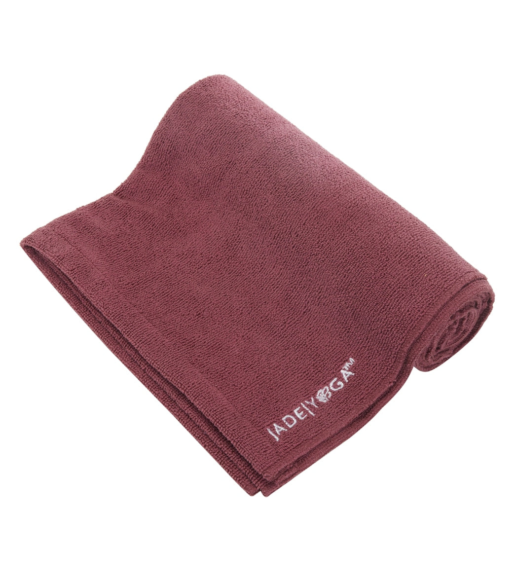 Everyday Yoga Waffle Grip Mat Towel Merlot | Polyester