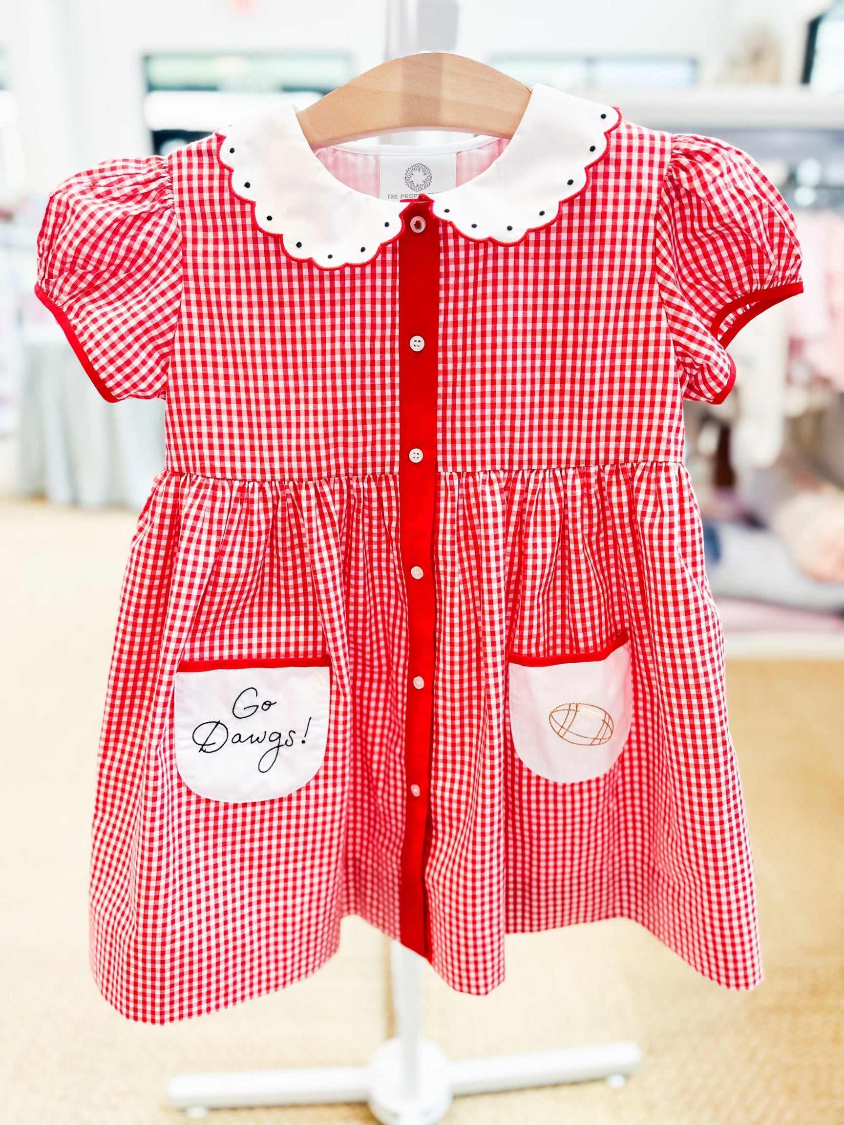 Go Dawgs Red Game Day Dress