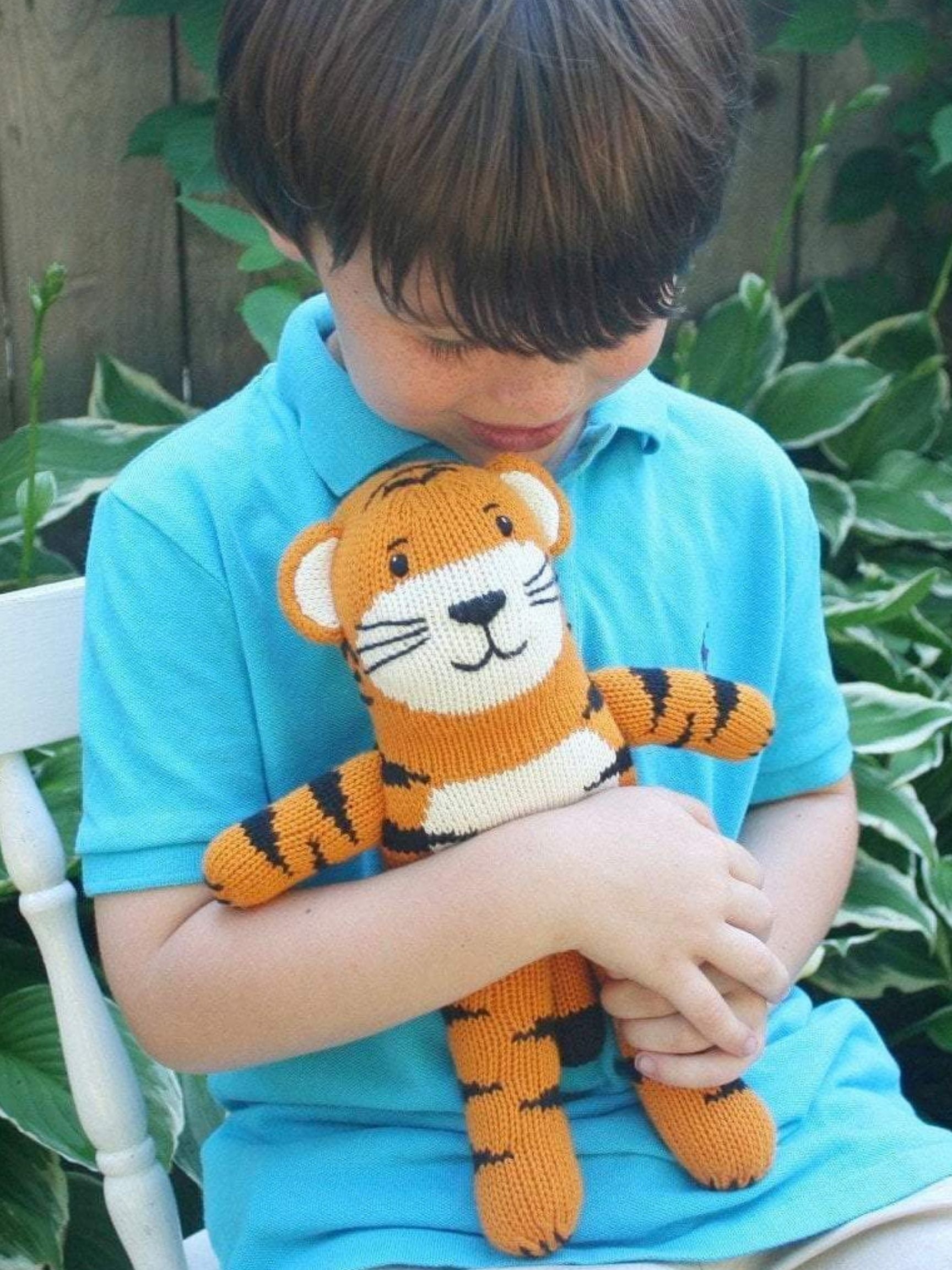Kai The Tiger Knit 12" Doll | Posh Tots Children's Boutique