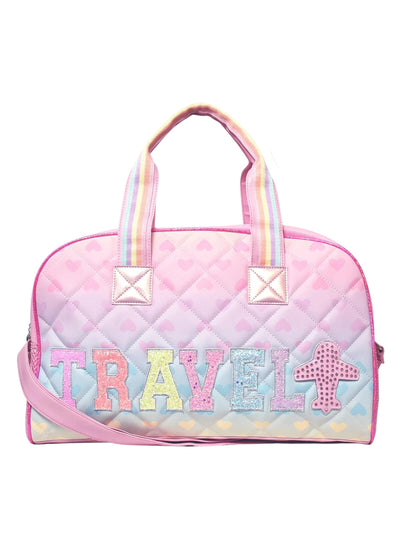 OMG Accessories Girl's Sleepover Quilted Duffel Bag on SALE