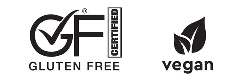 Gluten Free and Vegan Certification Logos