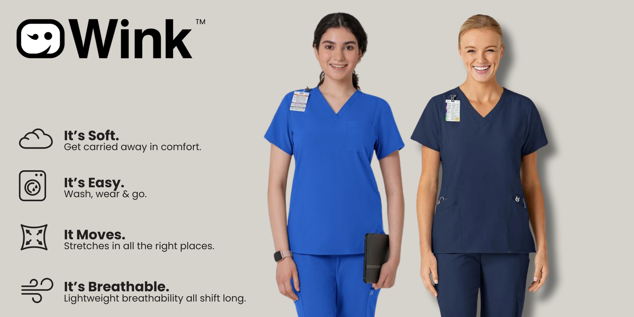 Wink W123 Scrubs are perfect for healthcare teams