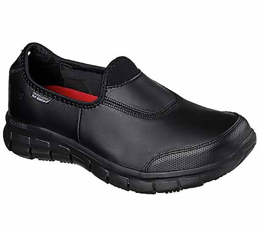 76536 SKECHERS SURE TRACK SLIP ON WOMENS WORK SHOES
