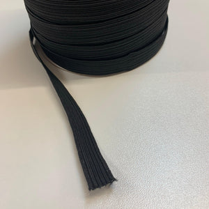 12mm / 16 cord elastic - Black