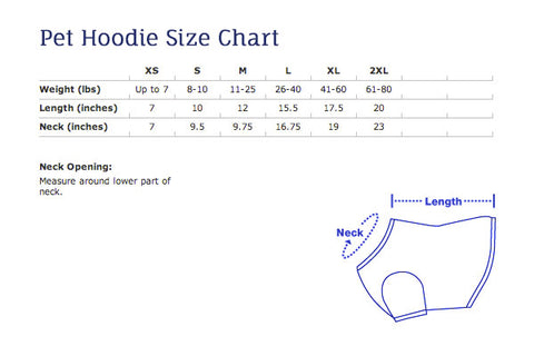 American Apparel Zip Up Hoodie Size Chart