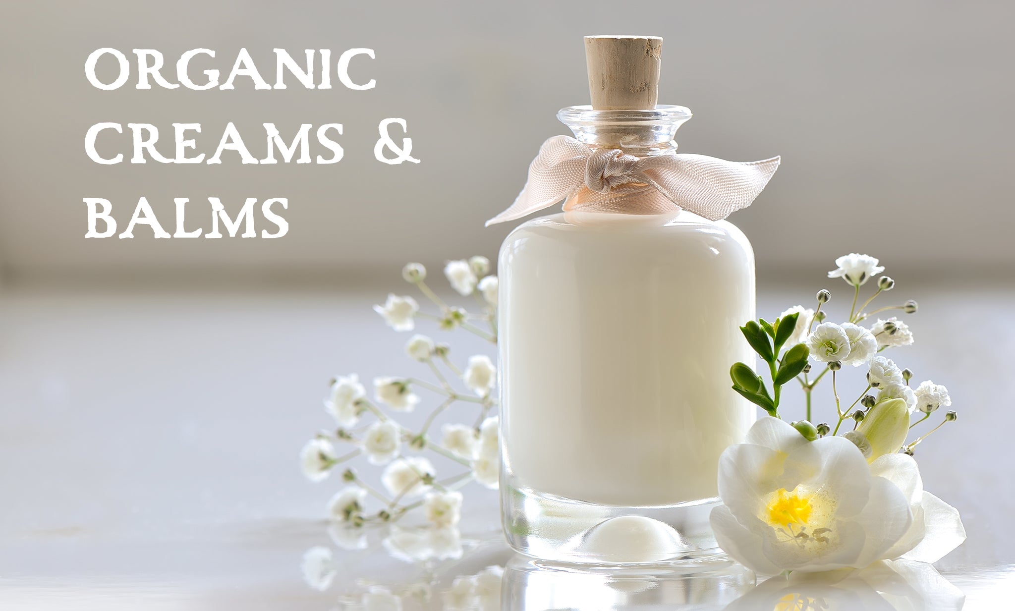 organic creams and balms handcrafted in small batches using certified organic ingredients and pure essential oils