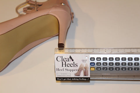 How to measure stiletto heel height?