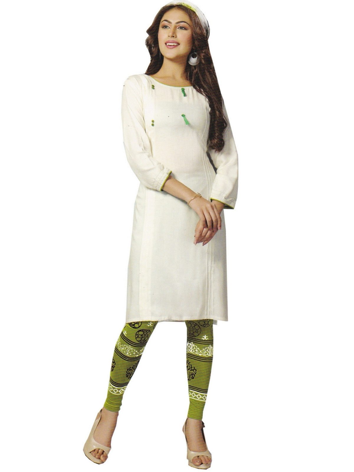 Green Kurtis - Buy Ethnic Green Kurtis Online For Women & Girls In India –  Indya