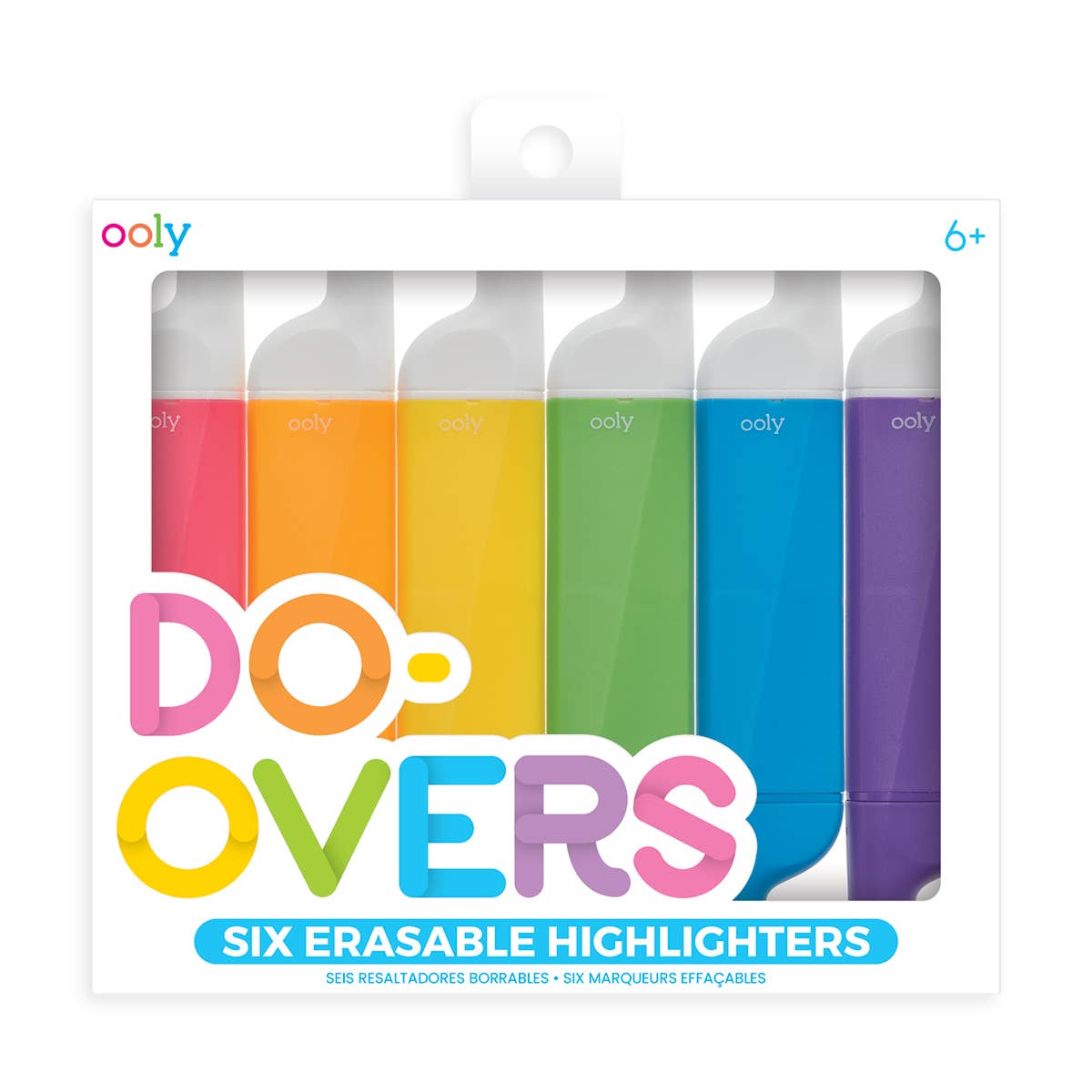 OOLY - Do-Overs Erasable Highlighters - Set of 6