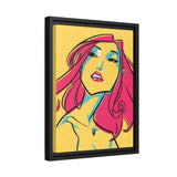 CMYK GIRL | framed canvas print