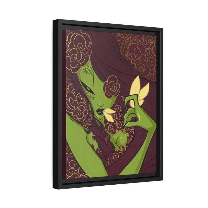 FLOWER BED ONE | framed canvas print