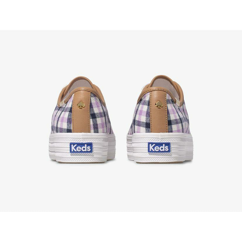 Keds x Kate Spade New York Gingham Flannel Triple Kick Sneaker – The Curvy  Shop
