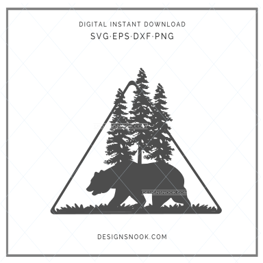 Free Free 281 Mountain Bear Svg SVG PNG EPS DXF File
