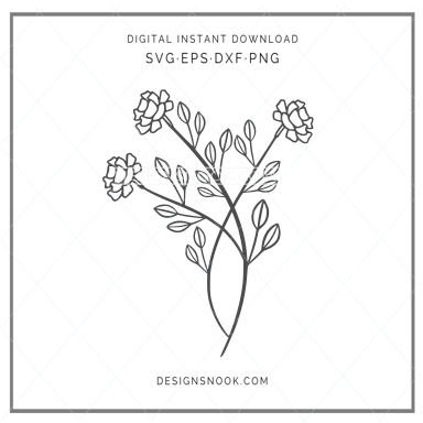 Free Free 72 Flower Sketch Svg SVG PNG EPS DXF File