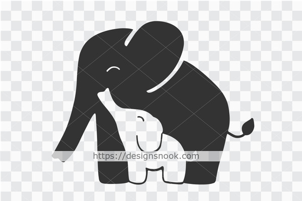 Free Free 280 Baby Elephant Svg Black And White SVG PNG EPS DXF File