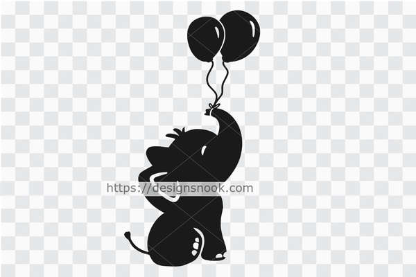 Download Baby Elephant Svg Cute Elephant Svg Elephant Dxf Happy Elephant Pl Designs Nook