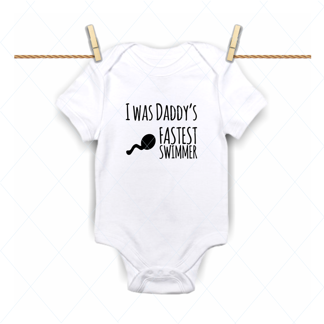 Download Daddy's fastest swimmer - SVG - DESIGNS NOOK