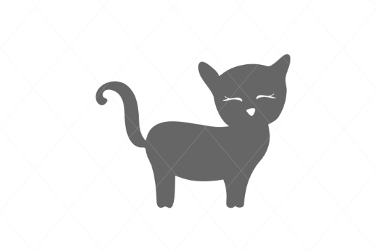 Cute Black Cat Icons or Symbols, Vector Set. Collection of Funny Looking  Cats Stock Vector - Illustration of symbol, icon: 259542309