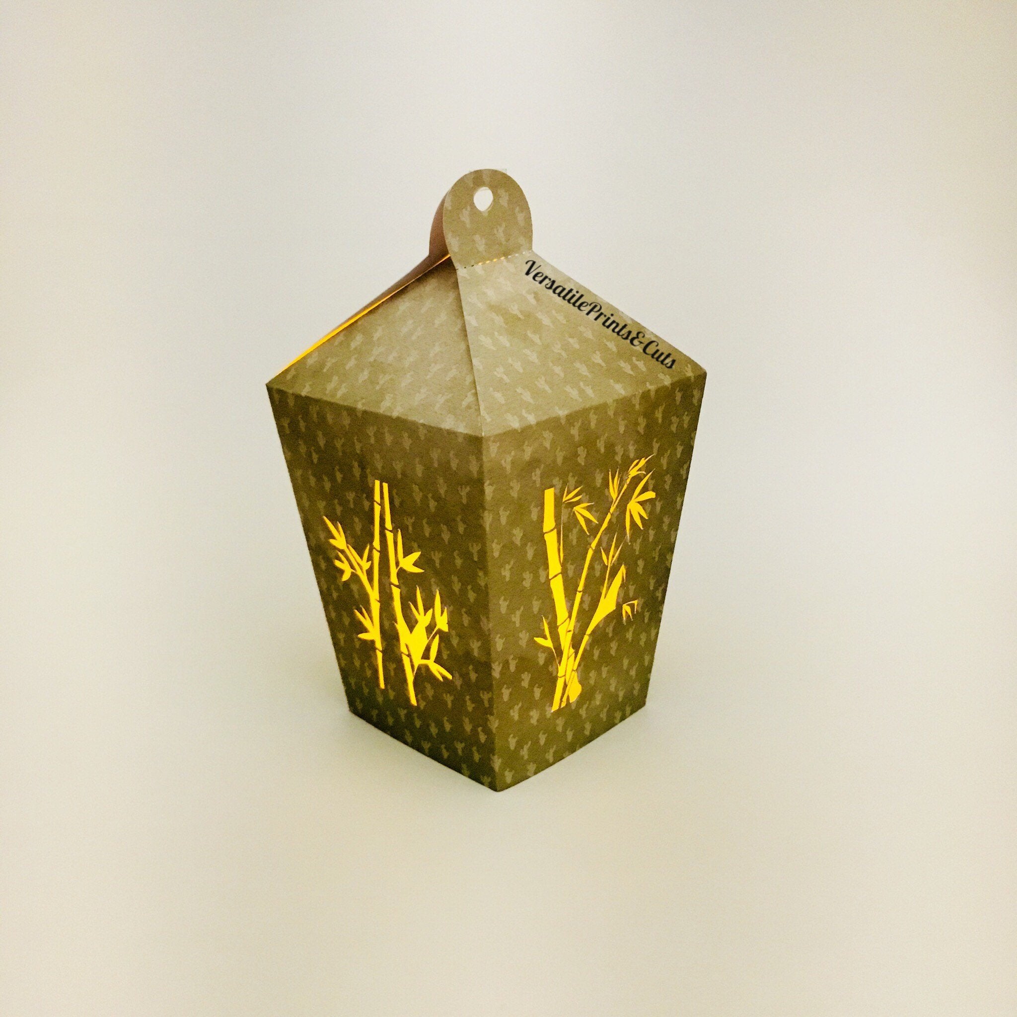 Download 3D Bamboo Lantern - SVG PDF - DESIGNS NOOK