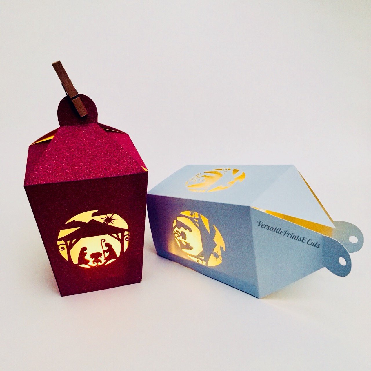 Download 3D Nativity Lantern - SVG PDF - DESIGNS NOOK