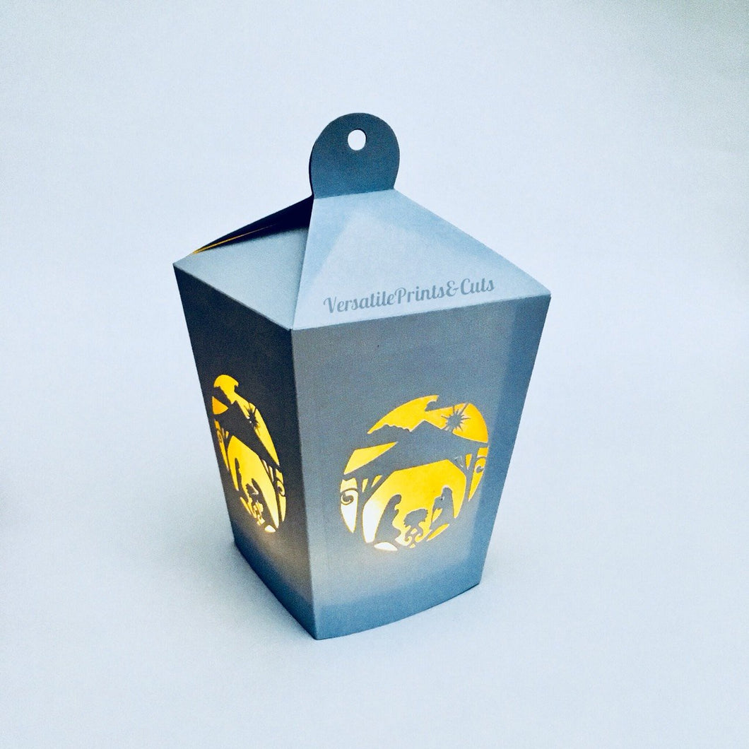 Download 3D Nativity Lantern - SVG PDF - DESIGNS NOOK