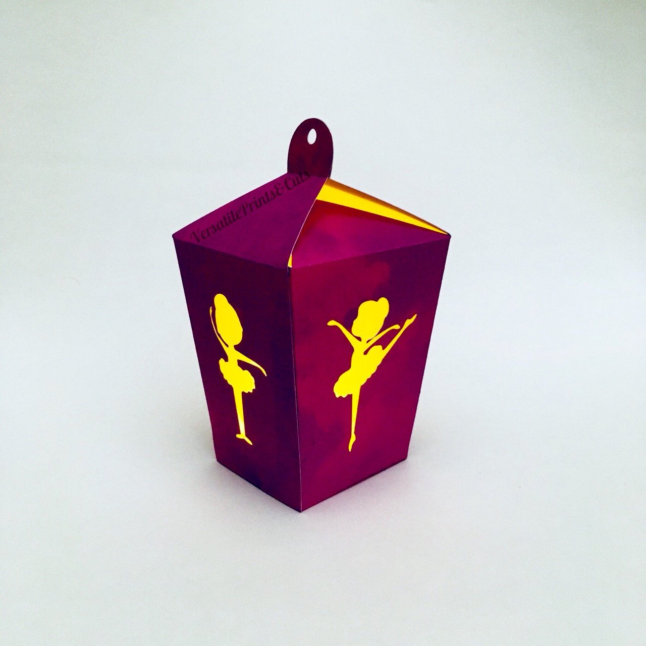 Download 3D Little Ballerina Lantern - SVG PDF - DESIGNS NOOK