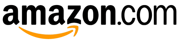 Amazon dot com logo.