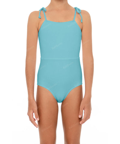 Jimmy Baha·mas Girls Swimsuit Girls Green Ruffled Off-Shoulder Coconut Print Purple Ocean One-Piece Swimsuit for Girls 