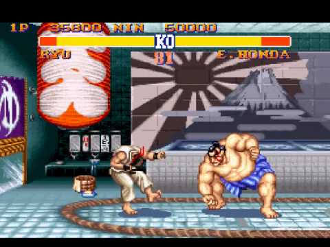 E. Honda putting that smack on Ryu