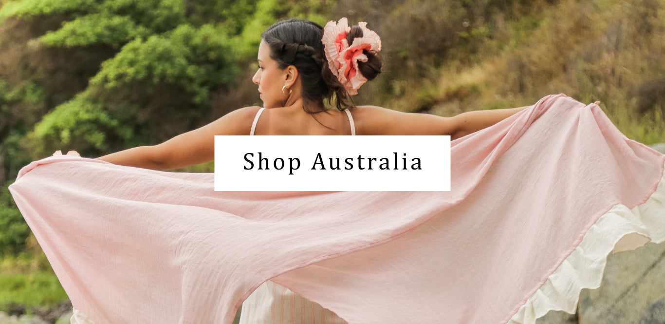 Shop Australia Manza Bambas Scrunchies Yoga