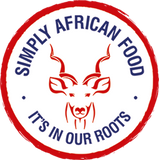 SAF - Simply African Food Kudu graphic logo on The Biltong Merchant website