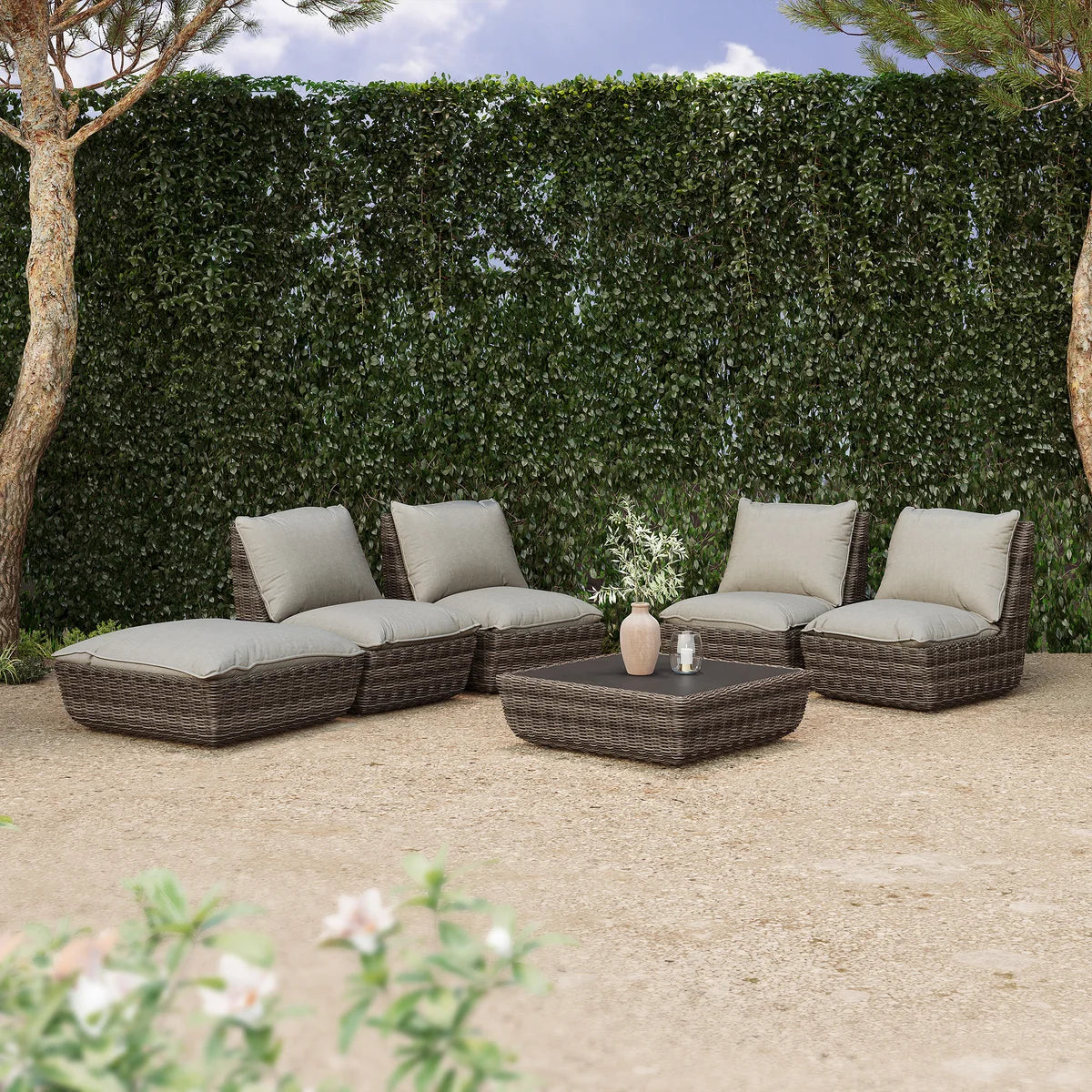 Swann Modular 6-Piece Sectional Seating Set