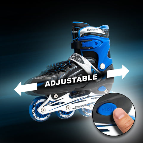 Adjustable recreational inline skates for kids and youth - Xino Sports