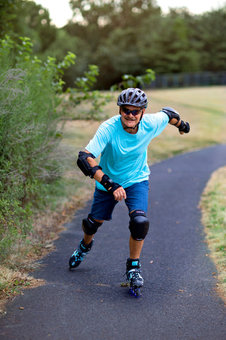 Man roller blading - Xino Sports