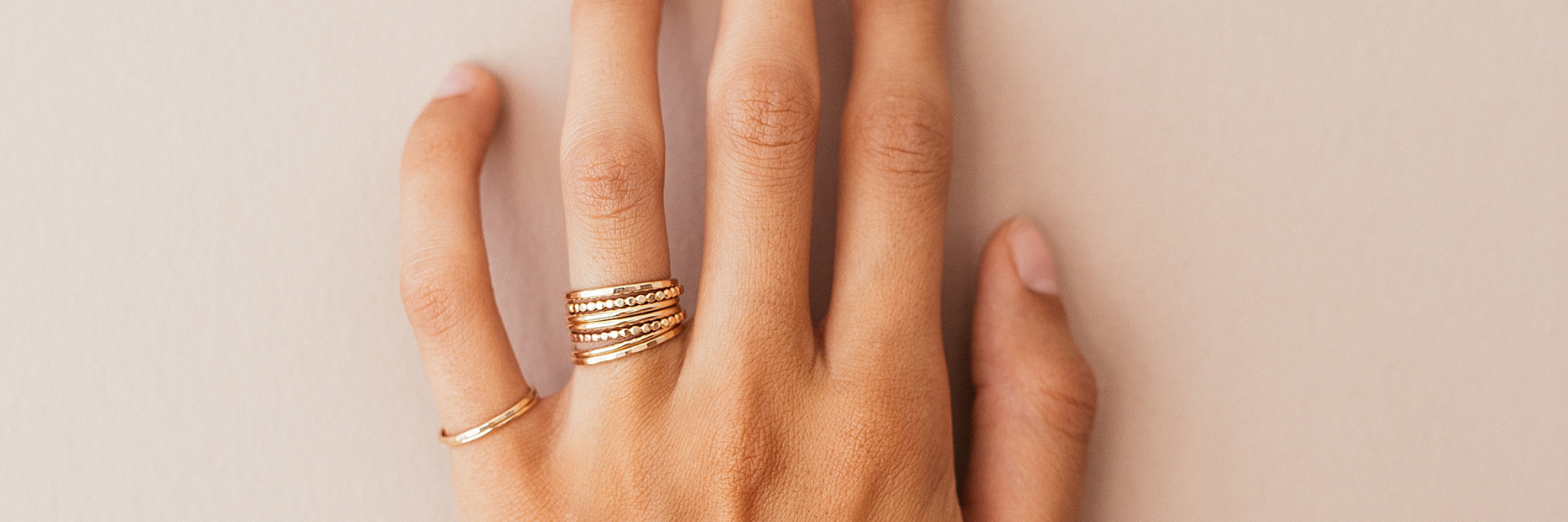 NOLIA Jewelry • 14K Gold Filled Stacking Rings • How to Find You Ring Size