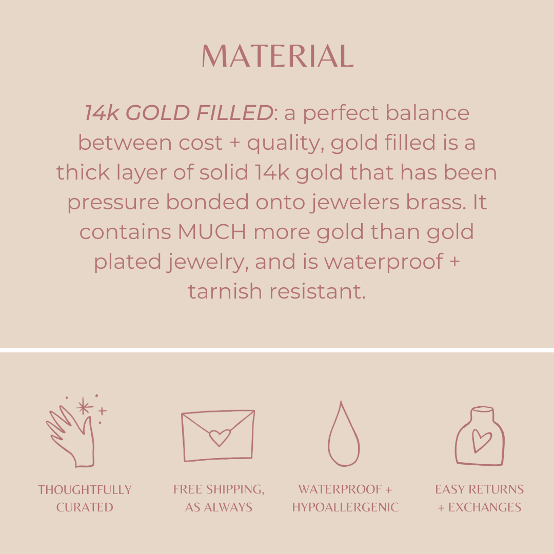 NOLIA Jewelry - About Us + Materials We Use